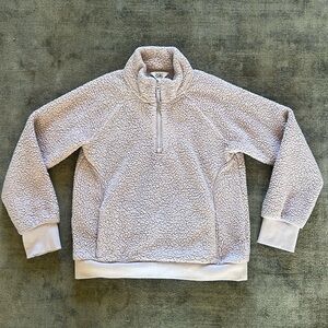 Athleta Girl lavender zip up pullover